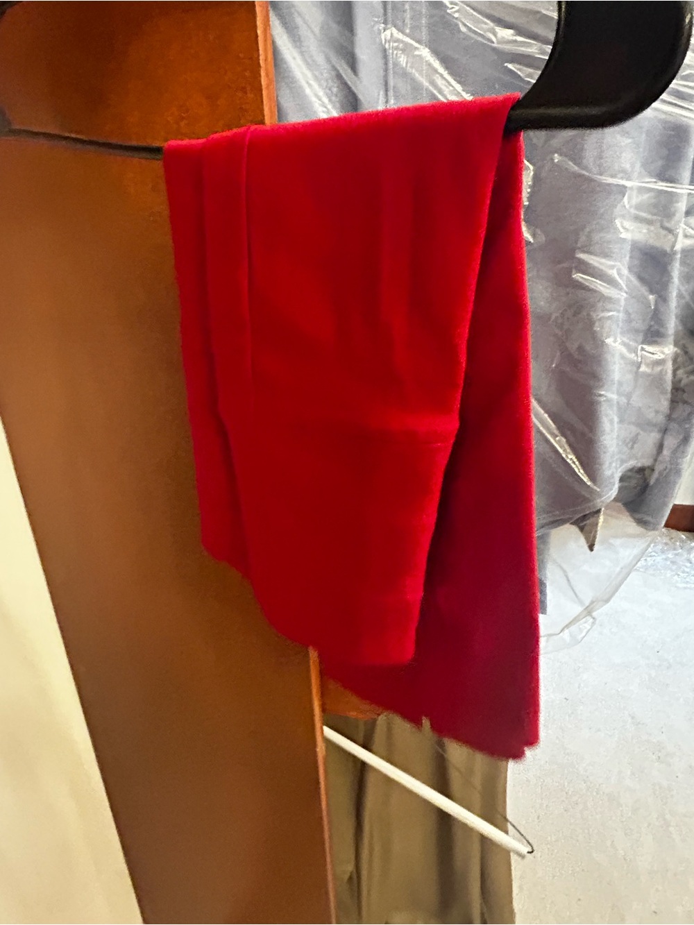 VENUS Bright Red Mini Skirt - Sleek Straight Cut